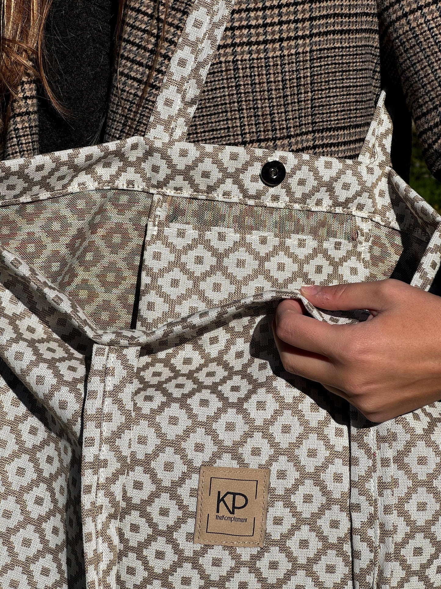 Bolso XL Copito Beige