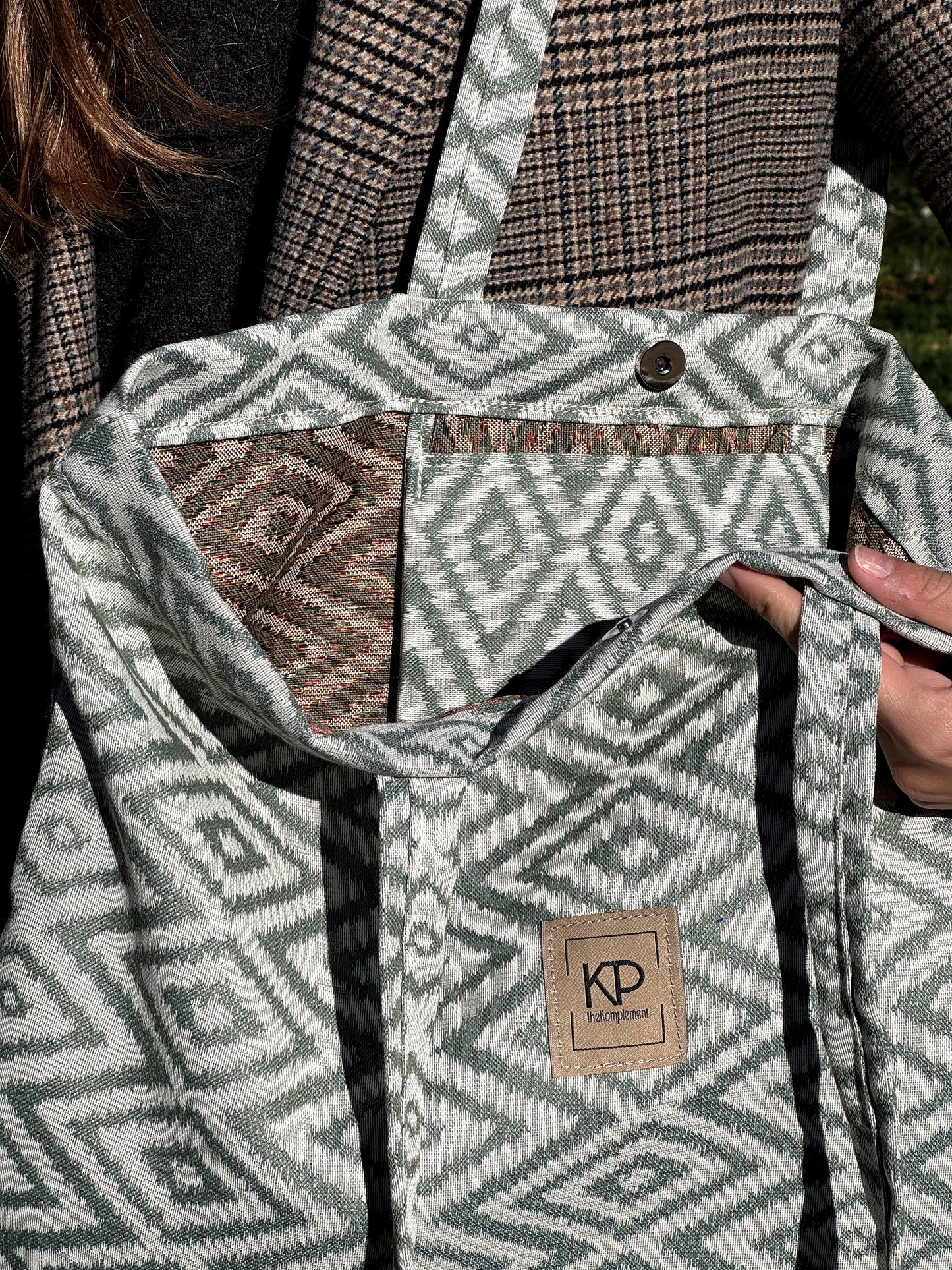 Bolso XL Diamante Menta