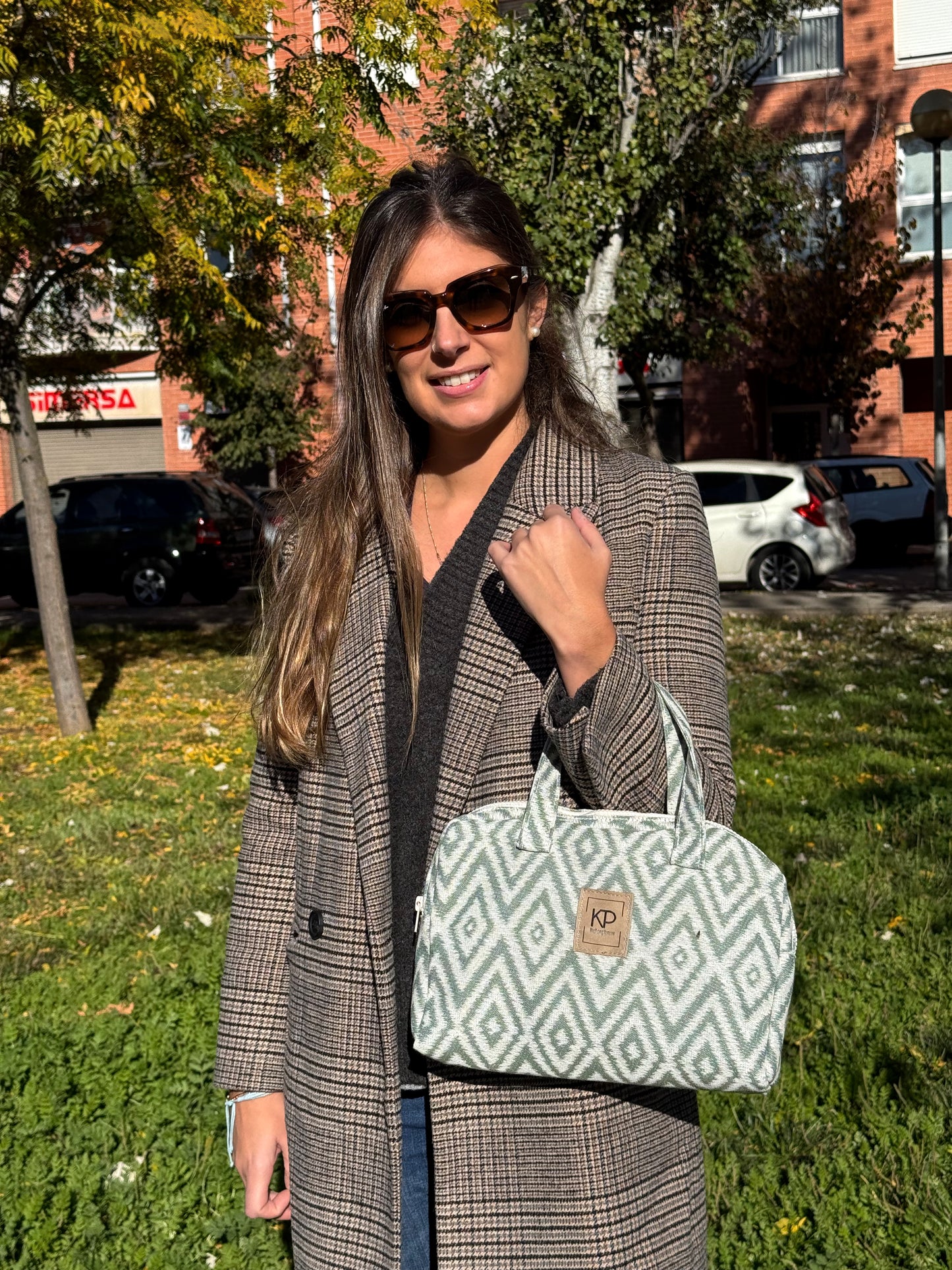 Neceser XL Diamante Menta