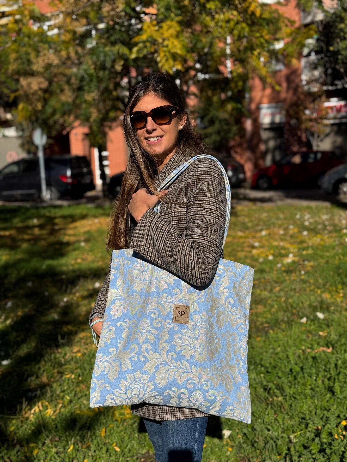 Bolso XL Meli Celeste