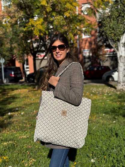 Bolso XL Copito Beige